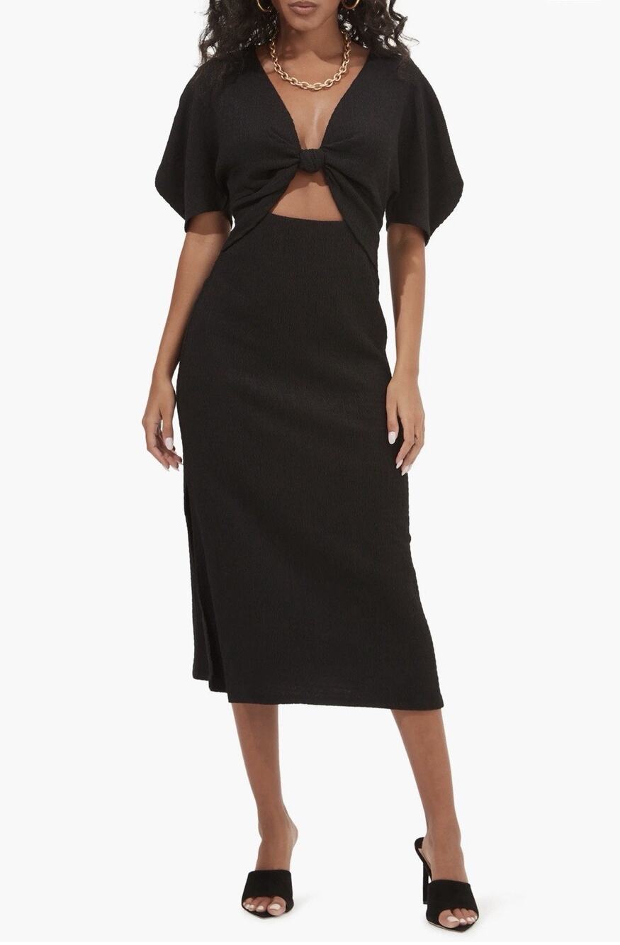 Normandie dress in black ASTR THE LABEL md preppy